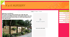 Desktop Screenshot of kandknursery1.com