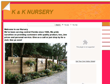 Tablet Screenshot of kandknursery1.com